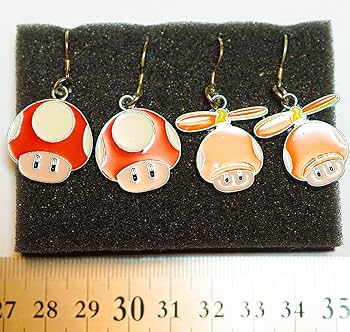 Amazon.co.jp: ピアス マリオカート スーパーキノコ ピノキオ フラワー Amazon.co.jp: ピアス マリオカート スーパーキノコ ピノキオ フラワー